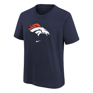 Kids' Denver Broncos Nike Logo T-Shirt 4 Navy