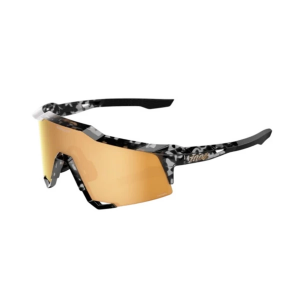 Men's One Hundred Percent Speedcraft Money Mike Sunglasses HiPER 24 Gold Mirror/Tortoise