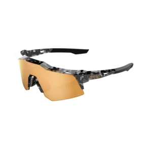 Boys' Youth One Hundred Percent Speedcraft XS Money Mike Sunglasses HiPER 24 Gold Mirror/Tortoise