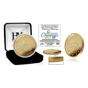 Highland Mint Oklahoma City Thunder 2025 NBA Champions Gold plated Coin