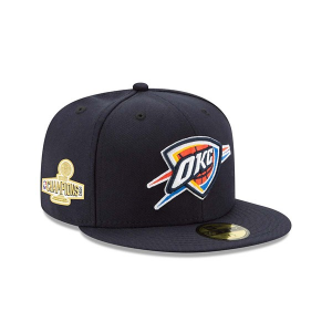 Oklahoma City Thunder New Era 2025 Finals Champions 59Fifty Fitted Hat 7 1/2 Navy