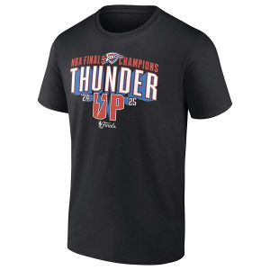 Oklahoma City Thunder 2025 Finals Champions Hometown Fanatics T-Shirt 2XLarge Black