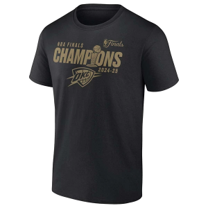 Oklahoma City Thunder 2025 Finals Champions Fanatics T-Shirt Large Black