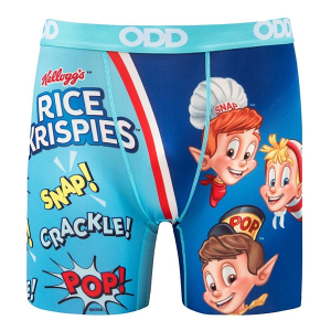 Men's ODD SOX Rice Krispies Boxer Briefs Underwear XLarge Yellow