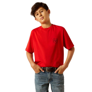 Kids' Ariat Buffalo Flag T-Shirt Medium Redline
