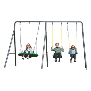 gobaplay TitanPro Swing Set with Saucer Swing