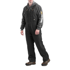 Men's Berne Apparel Heartland Washed Duck bibs-coveralls