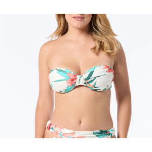 Women's Coco Reef Stunner Scrunch Swim Bikini Top Contemporary 38D Island Flora