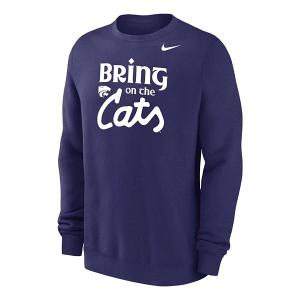 Kansas State Wildcats Nike Crew 2XLarge Purple
