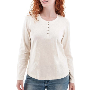 Women's Old Ranch Layla Long Sleeve Henley Small Whisper White
