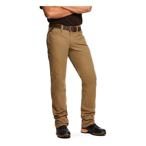 Men's Ariat Rebar M4 Low Rise DuraStretch Made Tough Stackable Work Utility Pants 32 Field Khaki