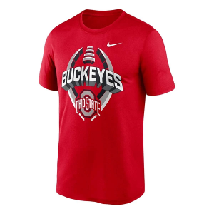 Ohio State Buckeyes Nike Football Icon T-Shirt Large Red
