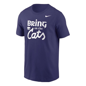 Kansas State Wildcats Nike Bring On The Cats T-Shirt Large Purple