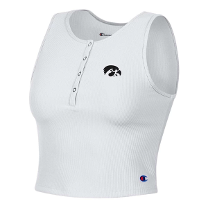 Champion Women's Iowa Hawkeyes Ottoman Cropped Tank
