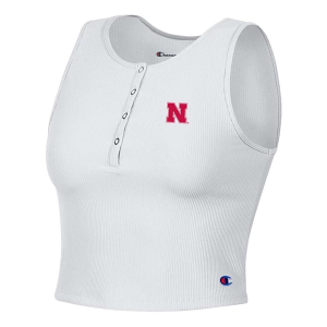 Champion Women's Nebraska Cornhuskers Ottoman Cropped Tank
