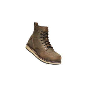Men's KEEN San Jose 6" WP Work Boots Outdoor 10 Cascade Brown/Black