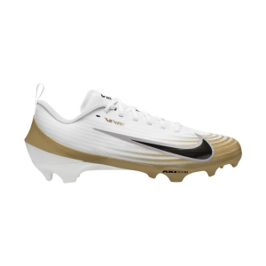 Men's Nike Vapor Pro 1 Molded Football Cleats 7.5 White/Black/Metallic Gold