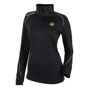 Missouri Tigers Columbia Women's Shotgun 2.0 1/4 Zip XLarge Black