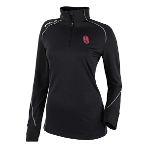 Oklahoma Sooners Columbia Women's Shotgun 2.0 1/4 Zip Large Black