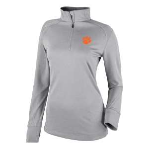 Clemson Tigers Columbia Women's Shotgun 2.0 1/4 Zip XLarge Cool Grey