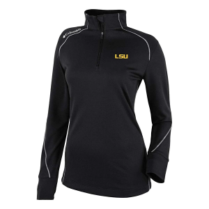 LSU Tigers Columbia Women's Shotgun 2.0 1/4 Zip Small Black