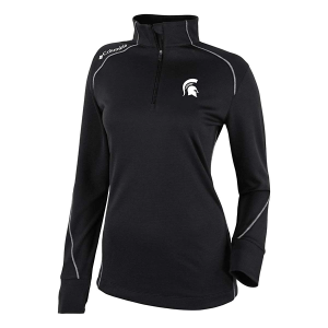 Michigan State Spartans Columbia Women's Shotgun 2.0 1/4 Zip Medium Black