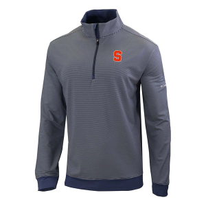 Syracuse Orange Columbia Even Lie 1/4 Zip Medium Collegiate Navy