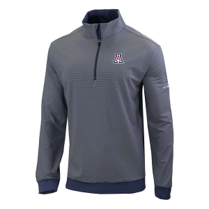 Arizona Wildcats Columbia Even Lie 1/4 Zip Large Collegiate Navy