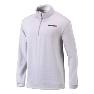 Arizona Wildcats Columbia Even Lie Alternate Logo 1/4 Zip Small Cool Grey