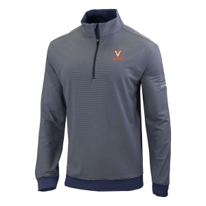 Virginia Cavaliers Columbia Even Lie 1/4 Zip Medium Collegiate Navy