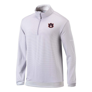Auburn Tigers Columbia Even Lie Pullover 1/4 Zip Small Cool Grey