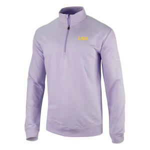 LSU Tigers Columbia Even Lie 1/4 Zip XLarge Frosted Purple