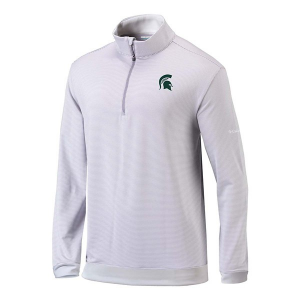 Michigan State Spartans Columbia Even Lie 1/4 Zip XLarge Cool Grey