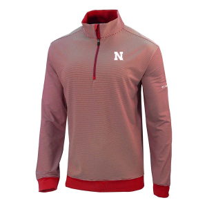 Nebraska Cornhuskers Columbia Even Lie 1/4 Zip XLarge Intense Red