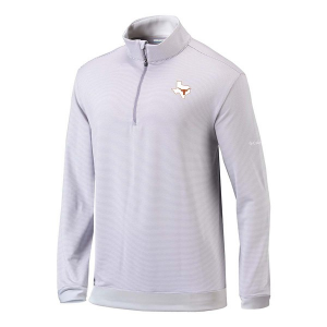 Texas Longhorns Columbia Even Lie Alternate Logo 1/4 Zip Large Cool Grey
