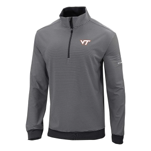 Virginia Tech Hokies Columbia Even Lie 1/4 Zip Large Black