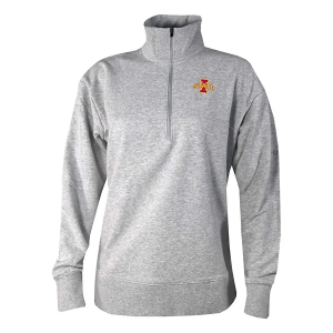 Iowa State Cyclones Columbia Women's Birchwood Hills 1/4 Zip Small Heathered Cool Grey