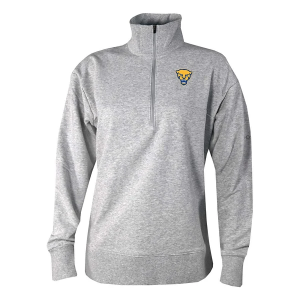 Pittsburgh Panthers Columbia Women's Birchwood Hills Alternate Logo 1/4 Zip 2XLarge Heather Cool Grey