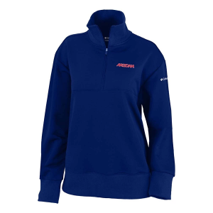 Arizona Wildcats Columbia Women's Birchwood Hills Alternate Logo 1/4 Zip XLarge Collegiate Navy