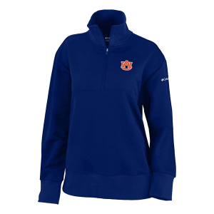 Auburn Tigers Columbia Women's Birchwood Hills 1/4 Zip Large Collegiate Navy