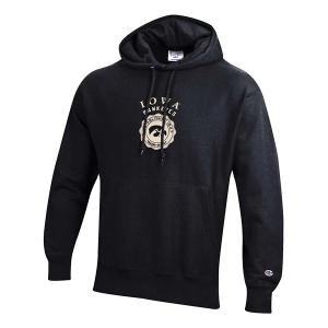 Iowa Hawkeyes Champion Hoodie Small Black