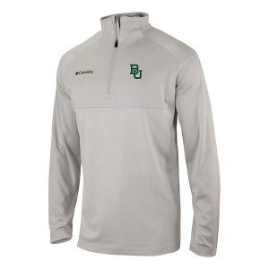 Baylor Bears Columbia Rockin' It 1/4 Zip XLarge Nimbus Grey