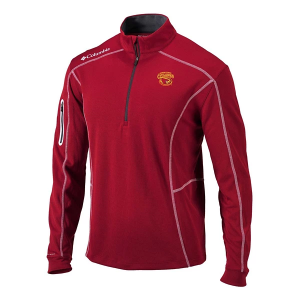 Iowa State Cyclones Columbia Shotgun Alternate Logo 1/4 Zip 2XLarge Beet
