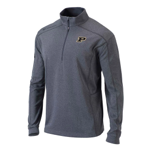 Purdue Boilermakers Columbia Shotgun 1/4 Zip XLarge Heather Forged Iron