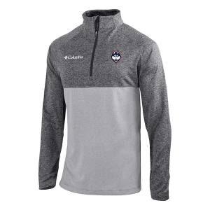 Connecticut Huskies Columbia Rockin' It 1/4 Zip XLarge City Grey