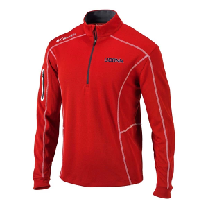 Connecticut Huskies Columbia Shotgun Alternate Logo 1/4 Zip Medium Intense Red