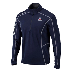 Arizona Wildcats Columbia Shotgun 1/4 Zip Medium Collegiate Navy