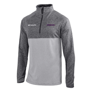 Arizona Wildcats Columbia Rockin' It Pullover Alternate Logo 1/4 Zip Medium City Grey