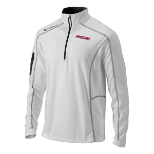 Arizona Wildcats Columbia Shotgun Alternate Logo 1/4 Zip Medium White
