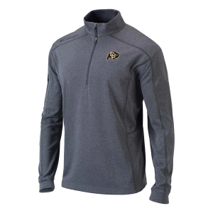 Colorado Buffaloes Columbia Shotgun 1/4 Zip Large Heather Forged Iron